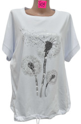 Футболки женские БАТАЛ оптом 57140863 909-221