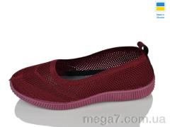 Балетки, Lot Shoes оптом 26-211 бордо
