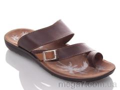 Шлепки, DeMur оптом M3878 brown