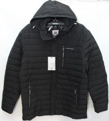 Куртки зимние мужские БАТАЛ (black) оптом 25381904 2307-33