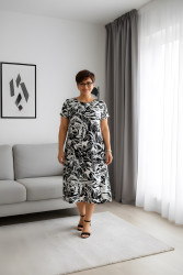 Платья женские БАТАЛ оптом 21398657 00-68