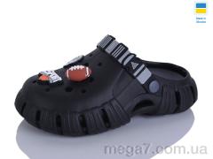 Кроксы, Lot Shoes оптом 770 підліток чорний-графіт