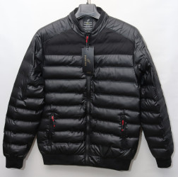 Куртки кожзам мужские FUDIAO (black) оптом 20389456 816-43