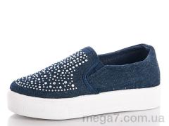 Слипоны, Sali shoes оптом 652-1 navy