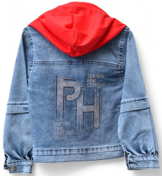 Куртки джинсовые подростковые оптом 85213794 6-1070-57