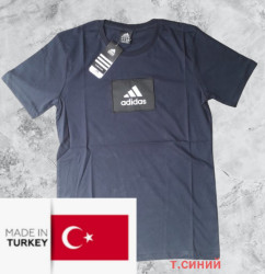 Футболки мужские (темно-синий) оптом Турция 25461387 01-18
