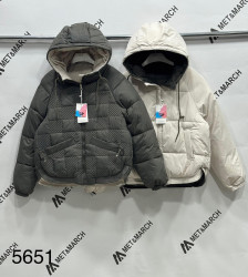 Куртки двухсторонние демисезонные женские оптом THREE BLACK 47351098 5651-50