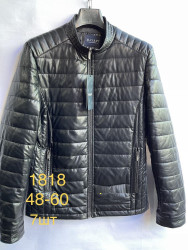 Куртки кожзам мужские MAX-HT (черный) оптом 96815073 1818-5