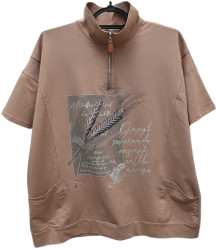 Футболки женские БАТАЛ оптом 57192638 668-133