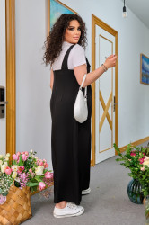 Сарафани жіночі БАТАЛ (чорний) оптом BELUZA