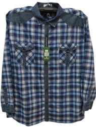 Рубашки мужские БАТАЛ оптом 13045629 2502-279