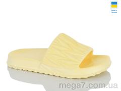 Шлепки, DeMur оптом W681 жовтий