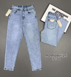 Джинсы МОМЫ женские БАТАЛ оптом 84231976 6046