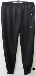 Спортивные штаны мужские БАТАЛ (black) оптом 67205914 10-51