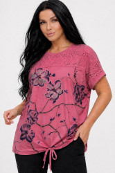 Футболки женские БАТАЛ оптом 41083965 26017-180