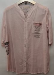 Рубашки женские БАТАЛ оптом 39648120 19708-9-21