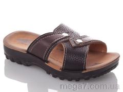 Шлепки, DeMur оптом B709-black-brown