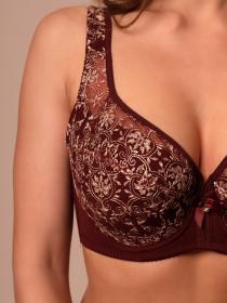 Бюстгальтер Finikin 5089E (  бордовый, DD  6 шт. )