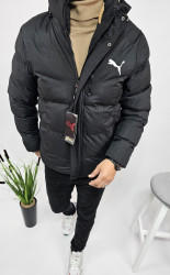 Куртки зимние мужские на меху (черный) оптом Китай 71860234 02-23