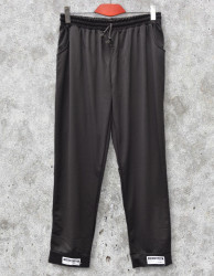 Спортивные штаны женские БАТАЛ (черный) оптом 02916378 08-89