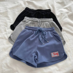 Шорты женские (черный) оптом 59234807 969-47