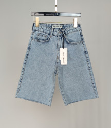 Шорты джинсовые женские REAL FOCUS оптом 16298570 03-4