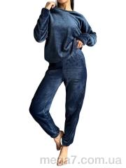 Пижама, Mira оптом --- 1168 темно-синій