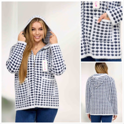 Кардиганы женские БАТАЛ оптом 75912804 001-123