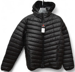 Куртки демисезонные мужские LINKEVOGUE (черный) оптом QQN 20683159 F02-12