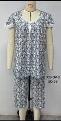 Ночные пижамы женские БАТАЛ оптом XUE LI XIANG 81250647 309-3-4