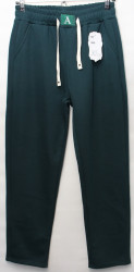 Спортивные штаны женские БАТАЛ на меху оптом 48253710 DK1004-87
