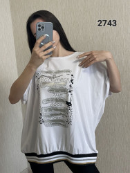 Футболки женские БАТАЛ оптом 21973048 2743-6
