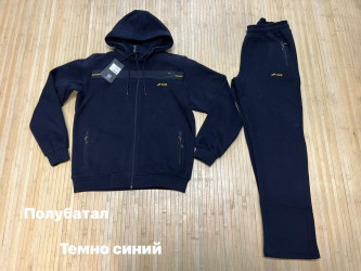 Спортивні костюми чоловічі (темно сині) на флісі оптом