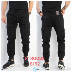 Джинсы мужские RTROOSS на флисе оптом 62078153 8152-20