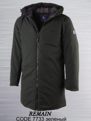 Куртки зимние мужские REMAIN (хаки) оптом 35096428 7733-2