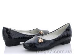 Балетки, Xifa kids оптом 188-63 black