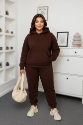 Спортивні костюми жіночі на флісі БАТАЛ оптом ---