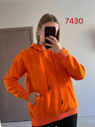 Худи женские на флисе ПОЛУБАТАЛ оптом 62187539 7430-6-46