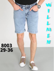 Шорты джинсовые мужские WILLMEN оптом 95106482 8003-4