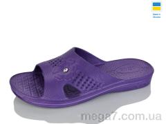 Шлепки, Lot Shoes оптом Камінчик новий фіолет
