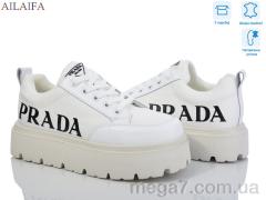 Кроссовки, Ailaifa оптом 6018 white