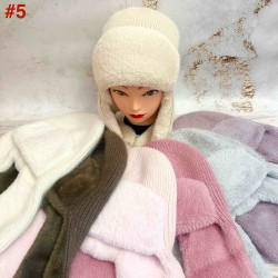Шапки вушанки жіночі оптом