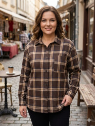 Рубашки женские ПОЛУБАТАЛ оптом 26813704 584-214