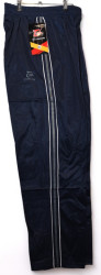 Спортивные штаны мужские (темно-синий) оптом 91486573 02-12