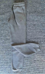 Спортивные штаны мужские на флисе (серый) оптом 63850741 02-6