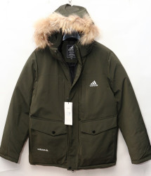 Куртки зимние мужские (хаки)  оптом 18607592 8830-42