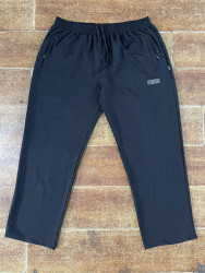 Спортивные штаны мужские БАТАЛ (черный) оптом 17603842 01-4