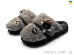 Тапки, Rai shoes оптом T25-01 сірий