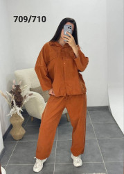 Костюмы женские БАТАЛ оптом 28796053 709/710-381