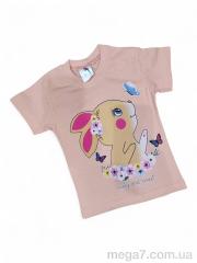 Футболка, Kids-modnik оптом 117-1 пудра